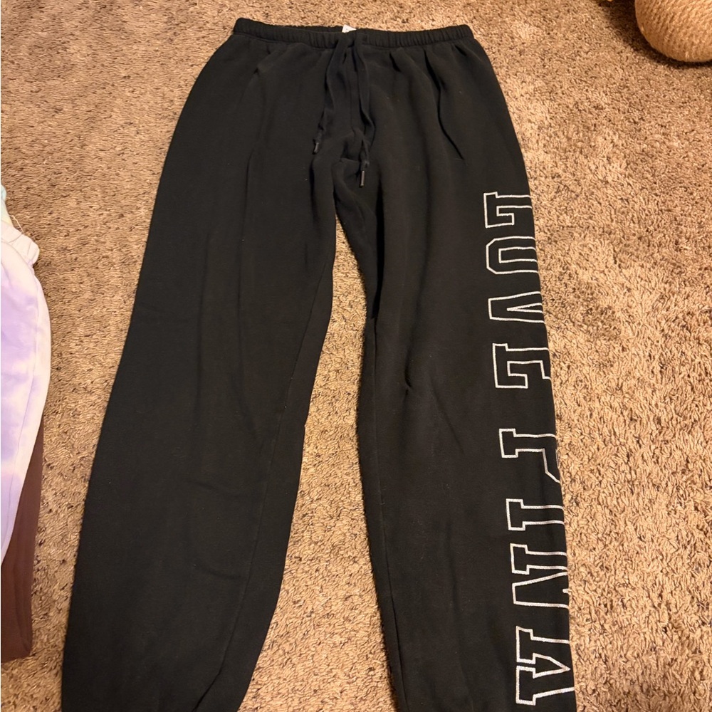 PINK Victoria's Secret Black Sweatpants